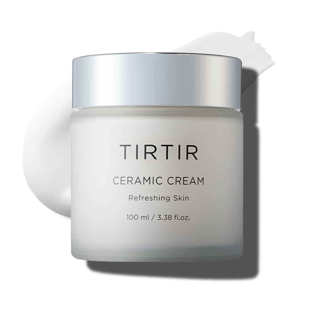 TIRTIR Natural Ceramide Cream | Deep moisturizer for Glass Skin Polyglutamic acid Centella Asiatica Extract Skin barrier Lightweight Mild Nature derived ingredients Dry skin Korean skincare
