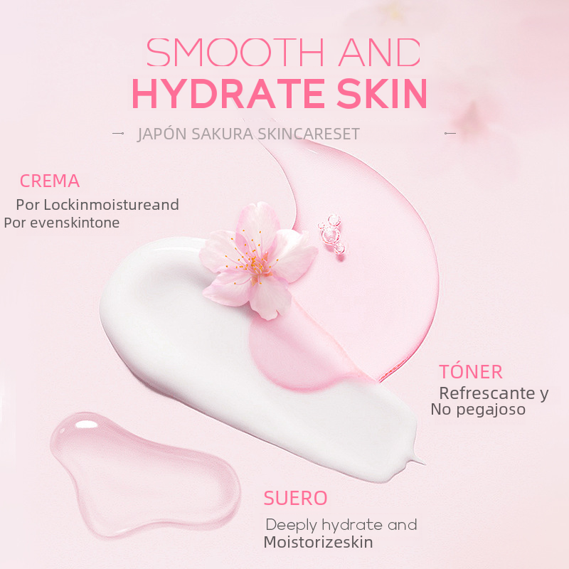 LAIKOU Cherry Blossom Skincare Set 6 Pieces